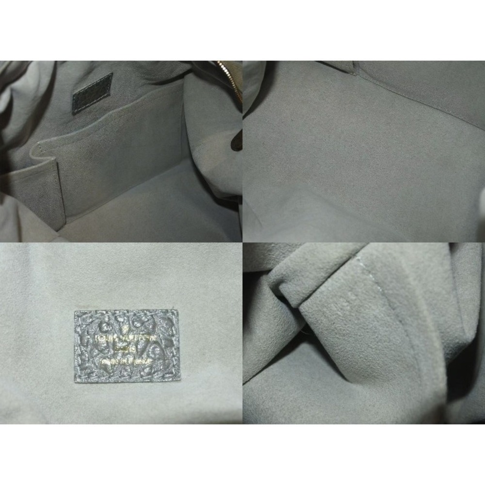 Louis Vuitton Logo Cabby Monogram Gray Denim Handbag Neo - Picture 8 of 8